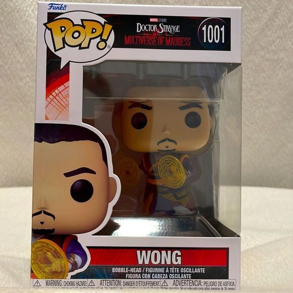Funko POP- Marvel- Doctor Strange- Wong Bobble-Head #1001- NWT - Picture 1 of 6